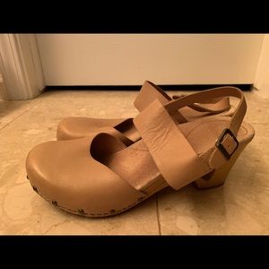 Dansko Thea sandals, clogs, tan, 41